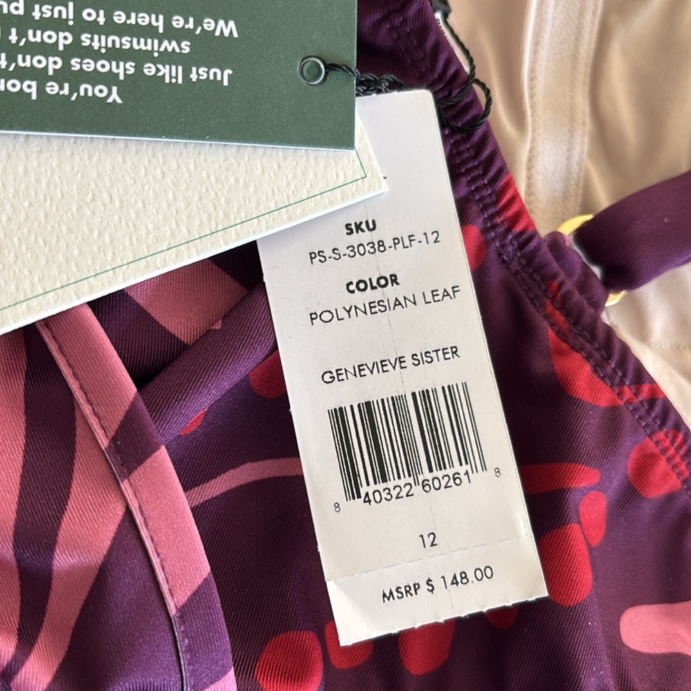 NWT hermoza swimsuit with tie waist - Picture 8 of 9